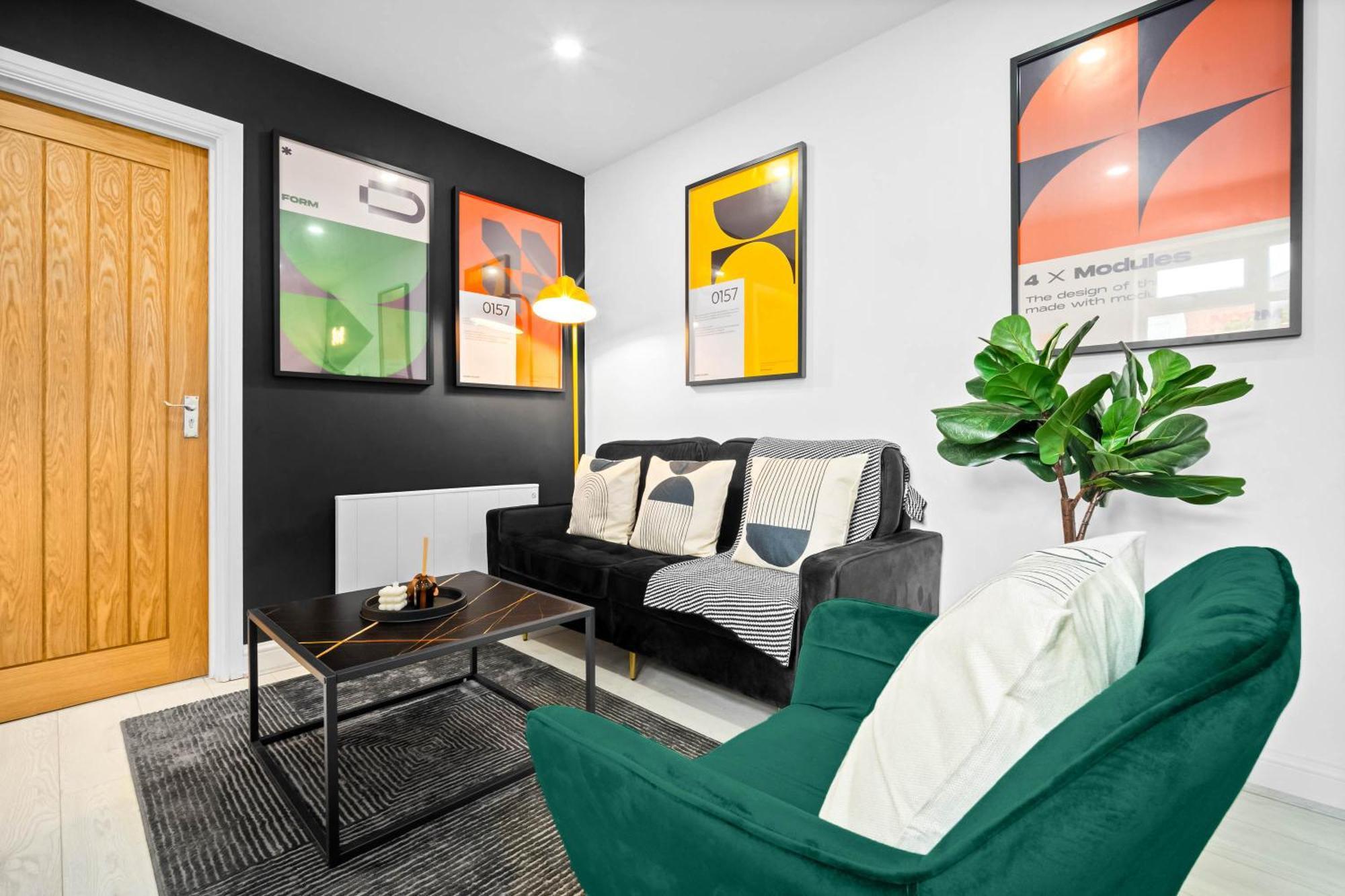 Luxury 3 Bedroom Apartment - Terrace - Near City Centre - Wifi - Smart Tv 1Mr Birmingham Exterior foto